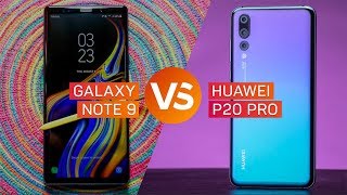 Galaxy Note 9 vs. Huawei P20 Pro: Guerra de cámaras