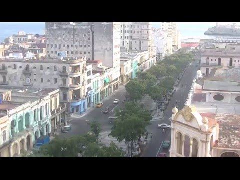 Prado  street in the day before  the Cruise 2016/17 CHANEL show in Cuba 　02MAY AM8 .MTS