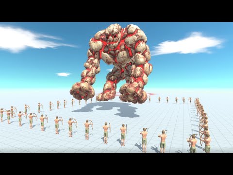 50x ARCHERS vs GIANT INFERNALS UNIT Part-4 | ARBS | - Animal Revolt Battle Simulator