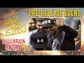 Stylish Star Allu Arjun Entry @ Padi Padi Leche Manasu Pre Release Event
