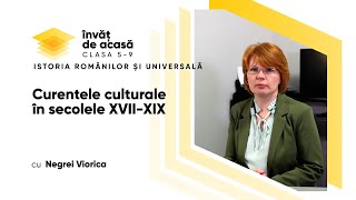 "Curentele culturale din secolele XVII XIX"