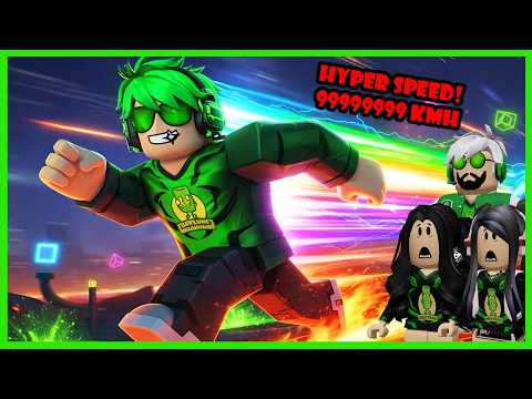 Aku Berlatih Lari Tanpa Henti Hingga Dapat Kekuatan Hyper Speed - Roblox Hyper Speed Runner