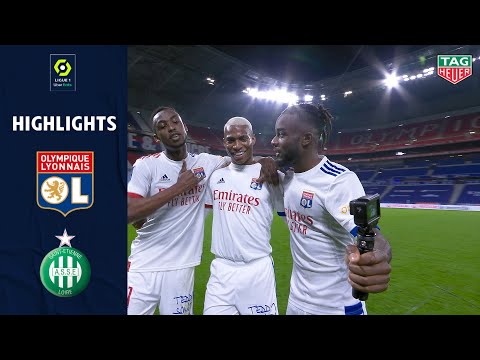 OLYMPIQUE LYONNAIS - AS SAINT-ÉTIENNE (2 - 1) - Highlights - (OL - ASSE) / 2020-2021