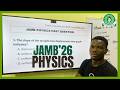 Top 30 Most Likely JAMB 2026 Physics Questions Solutions