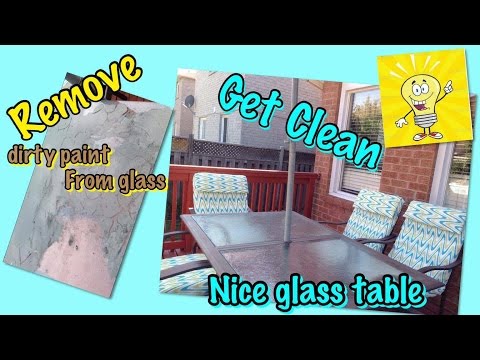 How to Remove Paint From Glass - So Easy, So Fast