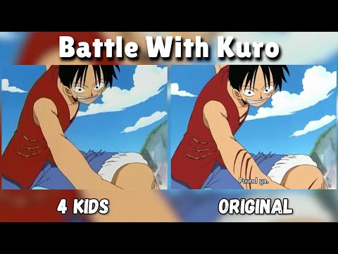 One Piece censorship comparison #16 | Battle With Kuro