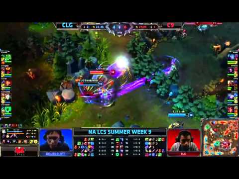 Doublelift's Tristana outplaying Hai's Zed