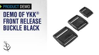YKK® Front Release Buckle Black