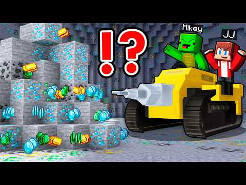 JJ and Mikey Best Ways to Found TREASURE in Minecraft ! - Maizen