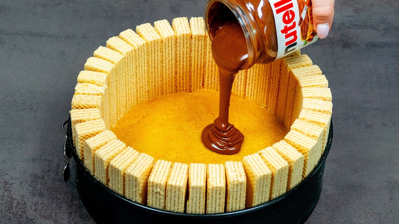 The Nutella dessert that everyone is talking about! No baking or gelatin!