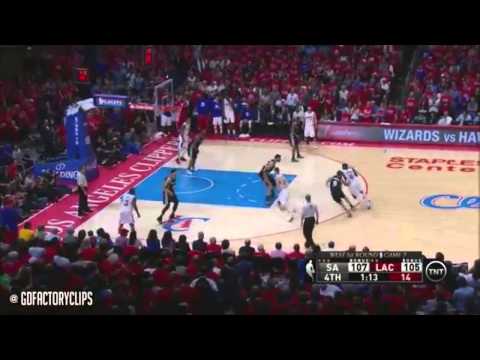 Jamal Crawford Backslide Landings vs Spurs