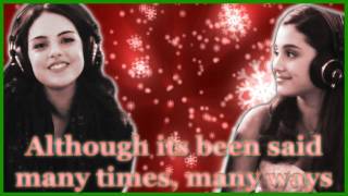 Elizabeth Gillies and Ariana Grande - &quot;Chestnuts (Roasting on an Open Fire)&quot; - Lyrics Video