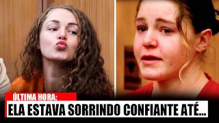 Modelo do OF manda beijo no Tribunal, se faz de vítima debocha da justiça, Até que o Vídeo é Exibido