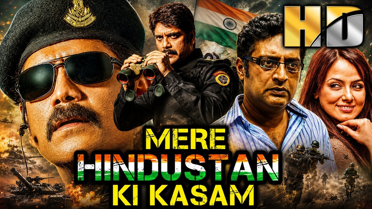 Mere Hindustan Ki Kasam (मेरे हिंदुस्तान की कसम) Hindi Dubbed Movie | Nagarjuna, Prakash Raj