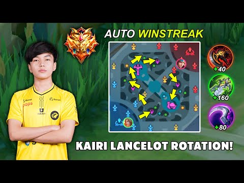 THANK YOU KAIRI FOR THIS NEW LANCELOT SOLO RANK GAME ROTATION! ( 100% AUTO WIN! 🔥 )