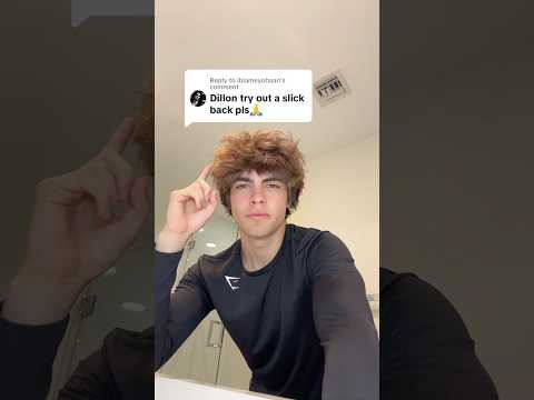 Slick back hair tutorial 😱