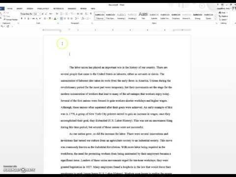 Research paper format word image