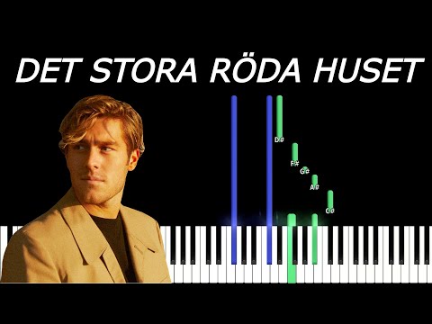 Det stora röda huset - Benjamin Ingrosso | Piano Tutorial