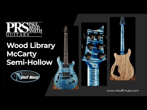 PRS Wood Library McCarty Semi-Hollow - Faded Blue Jean