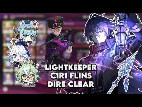 6.1 Stygian Onslaught Dire | Lightkeeper VS C1R1 Flins [6 Cost] 120s Clear