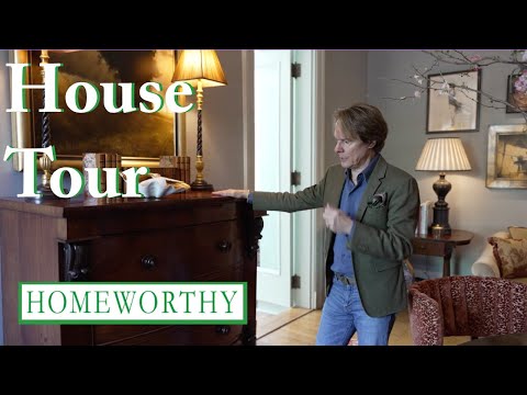 HOUSE TOUR | A 100-Year-Old Atlanta Mansion with Colorful Fabrics and Vintage Decor