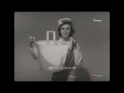 Spot - Moplen - Quando la moglie non c'è - Tinozza (Mario Fattori e Edo Cacciari, 1961)