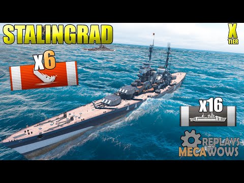 Stalingrad 6 Kills & 263k Damage | World of Warships Gameplay 4k