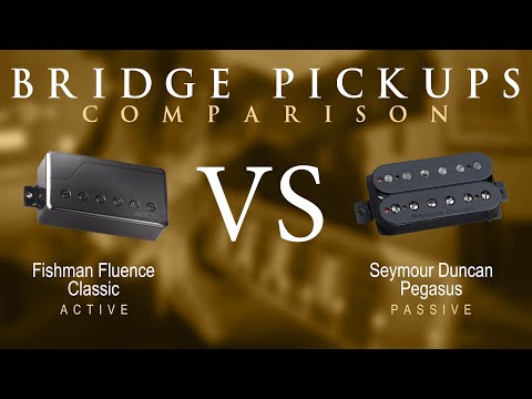 FISHMAN Fluence Classic VS Seymour Duncan PEGASUS - Bridge Pickup Guitar Comparison / Demo
