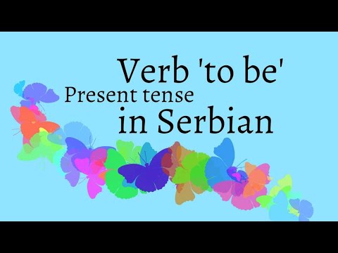Verb 'to be' (biti) in present tense - Serbian language, learn Serbian easy