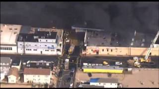 preview picture of video 'Seaside Park NJ Massive Fire On The Boardwalk Raw Video 9/12/13'