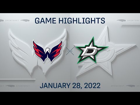 NHL Highlights | Capitals vs. Stars - Jan 28, 2022