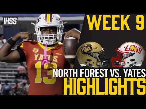 Yates Dominates North Forest 72-7 in District 11-4A Division 2 Showdown