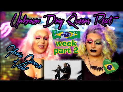 Reacting to Gloria Groove  - Vicio | Unknown Drag Queens React