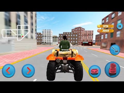 Offroad ATV Bike Taxi Driver City Driving Game || ATV Bike 3D Games || Bike Games