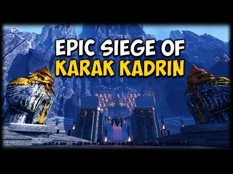 EPIC SIEGE OF KARAK KADRIN! Total War: Warhammer - Custom Battle Map Gameplay