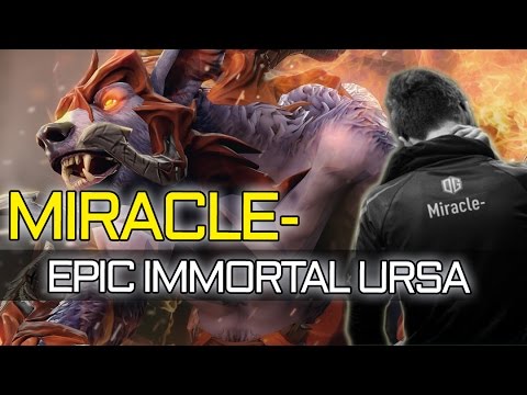Miracle- Immortal 9k MMR Ursa Dota 2
