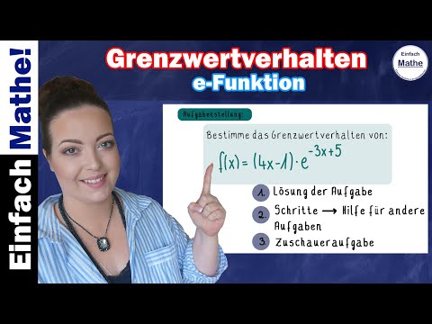 Limit behavior | Global behavior of e-functions by simply math!