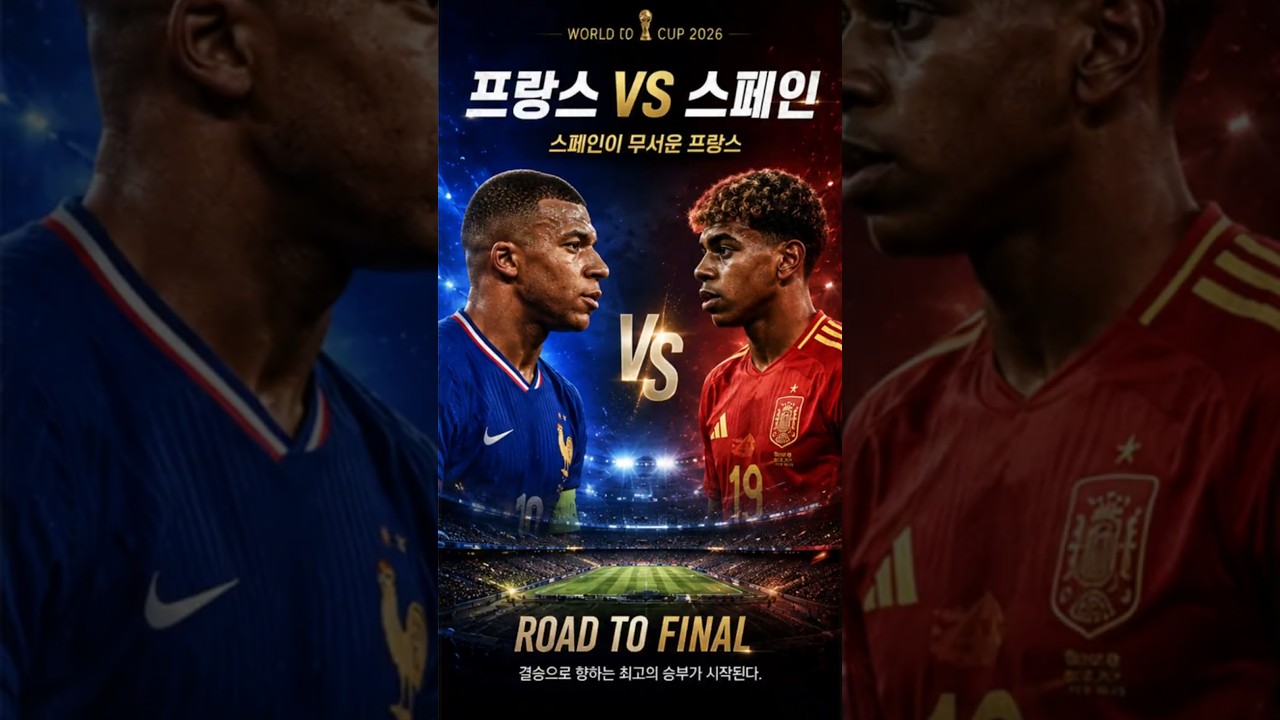 월드컵4강전 프랑스VS스페인 프리뷰, 프랑스 천적 스페인~! 월드컵 하이라이트뉴스, #북중미월드컵 #프랑스스페인4강전#WorldCupSemiFinal #음바페 #야말 #로드리