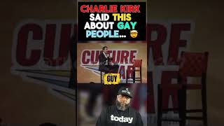 Charlie Kirk’s Shocking Take on Gay People 😳 | Must Watch