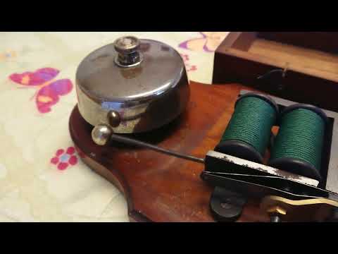 Antique 1920's Electric Door Bell - Butler Bell - Tattoo Machine - Fully Working & Chiming!