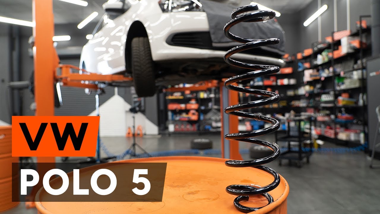 Comment changer : ressort de suspension arrière sur VW Polo 5 - Guide de remplacement