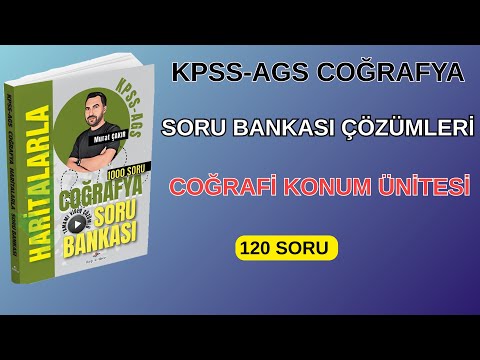 KPSS-AGS COĞRAFYA I HARİTALARLA COĞRAFYA SORU BANKASI ÇÖZÜMLERİ I COĞRAFİ KONUM ÜNİTESİ I MURAT HOCA