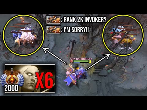 How i destroy rank 2000 invoker? Dire Mid Techies Secret Farming Tips!!