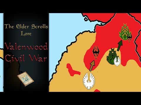 Valenwood civil war explained (With map) - The Elder Scrolls Lore