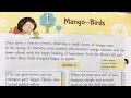 Mango Birds Raindrops English Reader Class 4 Explaination In Hindi