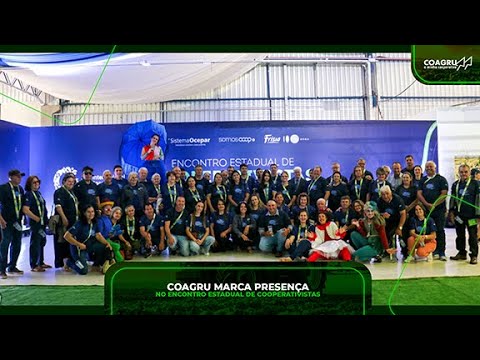 Coagru Informativo - Coagru marca presença em grande encontro cooperativista em Carambeí