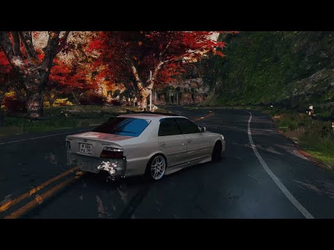 Assetto corsa - Mouse Steering | TOYOTA CHASER JZX100 In Euphoria Hillside Park