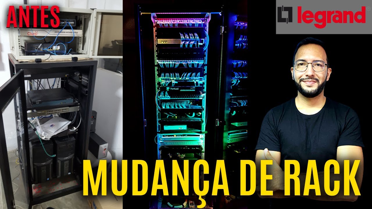 TRANSFERINDO RACK DE 24U para RACK DE 44U