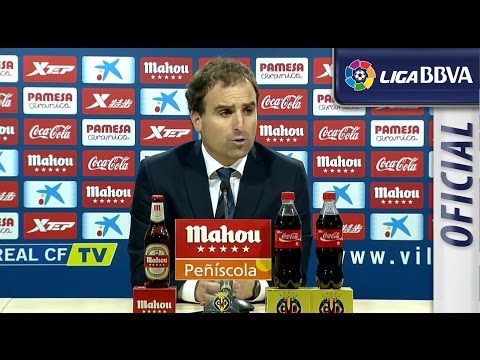 Rueda de Prensa de Arrasate tras el Villarreal CF (5-1) Real Sociedad - HD