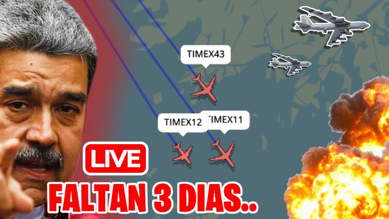 🔴DIRECTO ÚLTIMA HORA: FALTAN 3 DIAS PARA EL FIN DEL ULTIMATUM A MADURO ⚠️ACECHO DE AVIONES MILITARES
